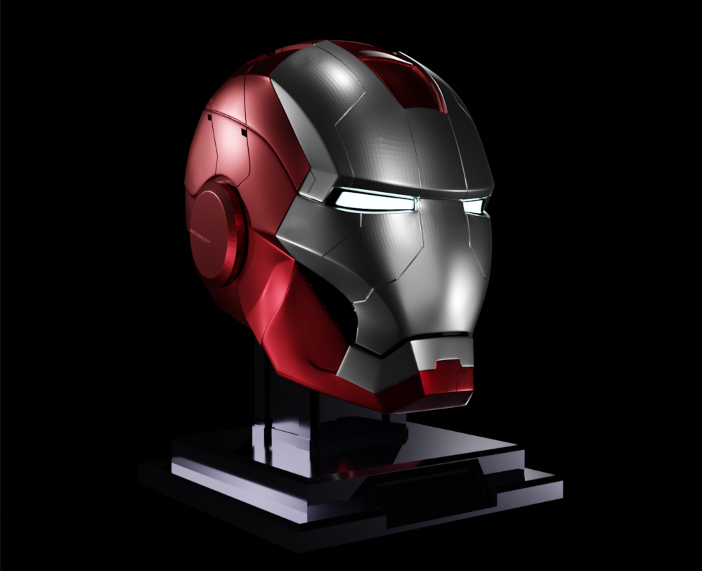 Voice Controlled, Fully Functional Iron Man Helmet